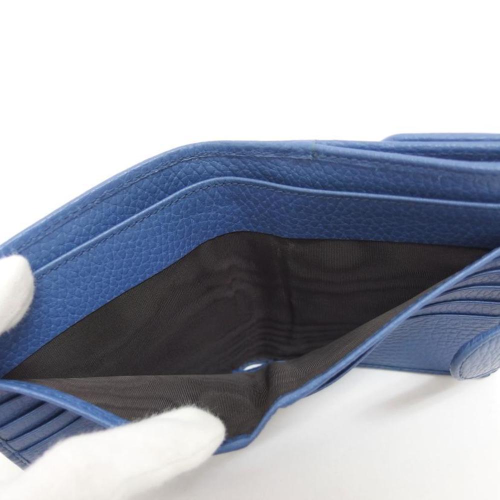 Gucci Interlocking G W Hook Bi-Fold Wallet Blue - image 6